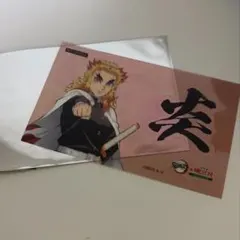 明治村 鬼滅の刃 コラボ 特典 煉獄杏寿郎 クリア ステッカー 炎