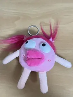 WEGO お野菜モンスター ピンクツインテール マスコットキーホルダー