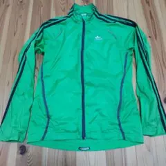 adidas ウィンドブレーカー グリーン