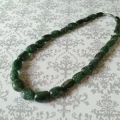 天然石　ネックレス　グリーン