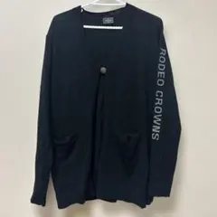 RODEO CROWNS 袖ロゴ ポケット付き長袖カーディガン　Ｍ