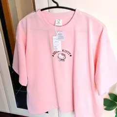 ハローキティ　Hello Kitty　キティ　 半袖Tシャツ　M　刺繍　サンリオのサムネイル