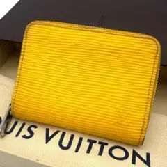 美品 ルイヴィトン エピ 現行型 ジッピーウォレット 長財布 イエロー