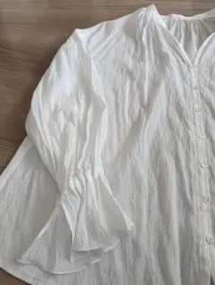 スローブイエナ　ボイルボリュームブラウス