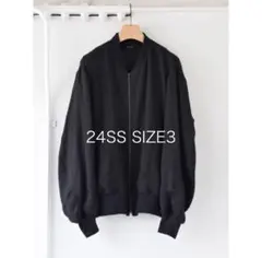 COMOLI 24SS リネンWクロス ジップブルゾン 3
