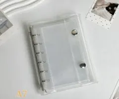 【新品未使用】A7サイズ　透明シール帳　クリアシールバインダー　リフィル10枚入