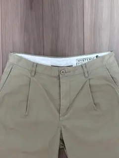 【希少】HYSTERIC GLAMOUR 1タックチノパンツ　M