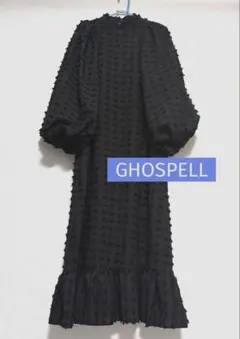 GHOSPELL ゴスペル シャーリングドレス ワンピース 黒 - メルカリ