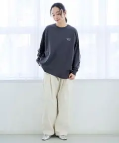 コーエン　刺繍ロゴ　長袖Tシャツ