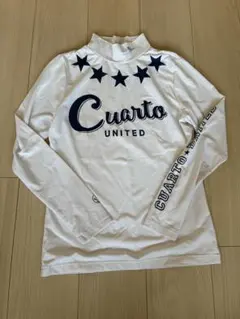 Cuarto United ホワイト長袖シャツ S