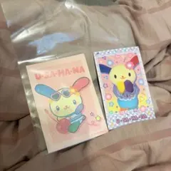 サンリオキャラクターズ ウサハナ ブロマイド 2枚セット