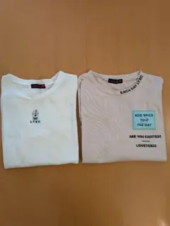 女の子 160センチ LOVETOXIC 長袖Tシャツ 2色セット