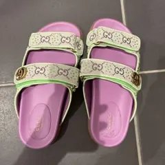 最終価格です。GUCCI 透明サンダル36サイズ未使用品（1062） - メルカリ