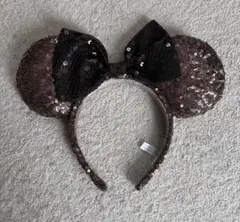 ディズニー カチューシャ ミニー ブラウン ブラック