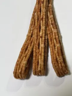 天然素材 オレンジ色系 帯締め