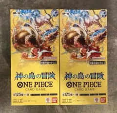 ワンピースカードゲーム 神の島の冒険 テープ付き 3BOX - メルカリ