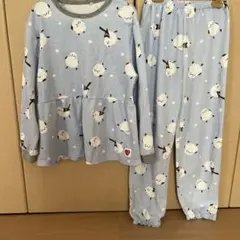 長袖　パジャマ　150 キッズ　シマエナガ　ナイトウェア