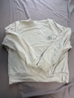 Disney UNIQLO クルーネック トレーナー M クリーム色