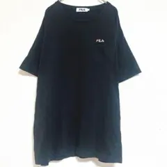 フィラ　Tシャツ　ワンポイント　ロゴ刺繍　オーバーサイズ　スポーツミックス　綿のサムネイル