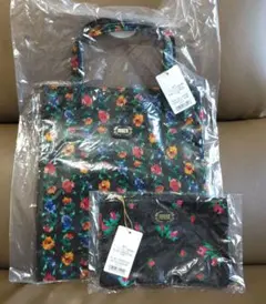 FELIER 花柄トートバッグ&ポーチ