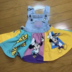 ミッキー ミニー ジャンバースカート 90cm~ リトシー