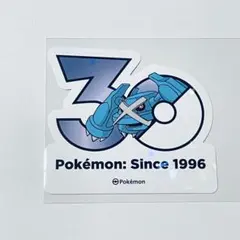 韓国限定 ポケモン 30周年記念 ステッカー 公式品 シール メタグロス