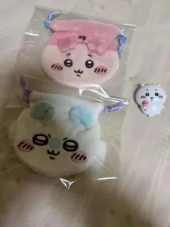 ちいかわおかお巾着② モモンガ・古本屋（おまけ付き）