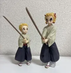 一番くじ 鬼滅の刃 ふめつのきずな B賞 煉獄杏寿郎＆千寿郎 フィギュア