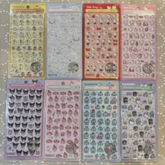 サンリオ　ボンボンドロップシールミニ　コンプリート　8セット