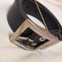 メンズ ブラウン 革 ベルト 110cm