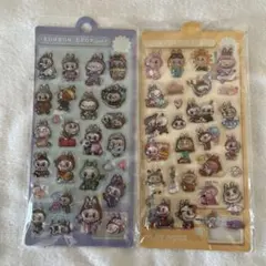 ラブブ　ボンボンドロップシール　立体シール