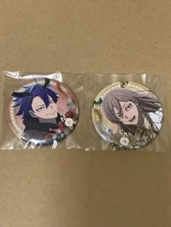 桃源暗鬼　缶バッジ　四季&神門