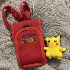 GAME BOY COLOR ゲームボーイカラー ポーチ ピカチュウ ぬいぐるみ