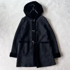 unknown アンノウン｜美品 ムートンコート 羊革 ダッフル フード 英国製