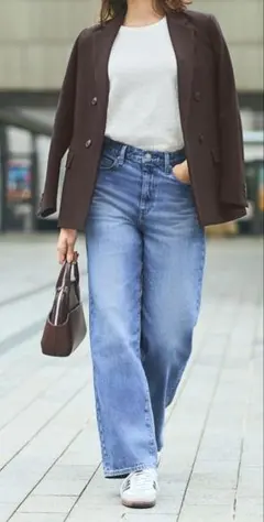 ワイドデニムパンツ デニム