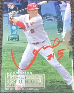 プロ野球カード 長野 赤