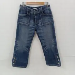6.1◎S270◎ベルメゾン◎クロップドパンツ◎デニムのサムネイル