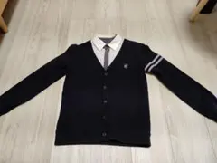 COMME CA ISM ネイビー カーディガン 140A