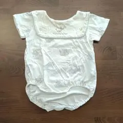 ダンボ 半袖 ロンパース 70サイズ アイボリー コトリ ディズニー