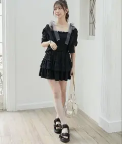 マジェスティックレゴン　カットレースフリルミニスカパン