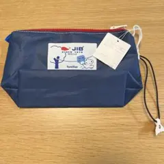 【新品】familiar × JIB コラボポーチ　タグ付き　ネイビーのサムネイル