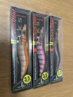 crono エギ・餌木セット プロスペック　3.5 11本 CRONO PRO SPEC 3.5インチ エギ・餌木 4個セット - メルカリ