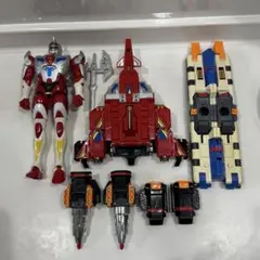 当時物】タカラ 電光超人グリッドマン DX合体超神サンダーグリッドマン