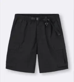 GU ナイロンカーゴハーフパンツ ブラック Sサイズ