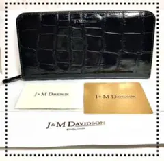 希少極美品J&M DAVIDSON ラウンドファスナー長財布のサムネイル