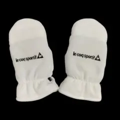 le coq sportif ハンドウォーマーホワイト ミトンゴルフ