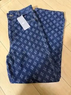 ビームス　ジャカードデニムパンツ　新品未使用のサムネイル