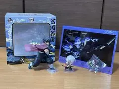 鬼滅の刃　冨岡義勇フィギュア　宇髄天元ミニフィギュア