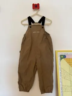 petit main ブラウン オーバーオール　90cm