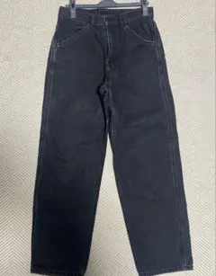 ユニクロ　ワイドフィットジーンズ　ダークグレー　28